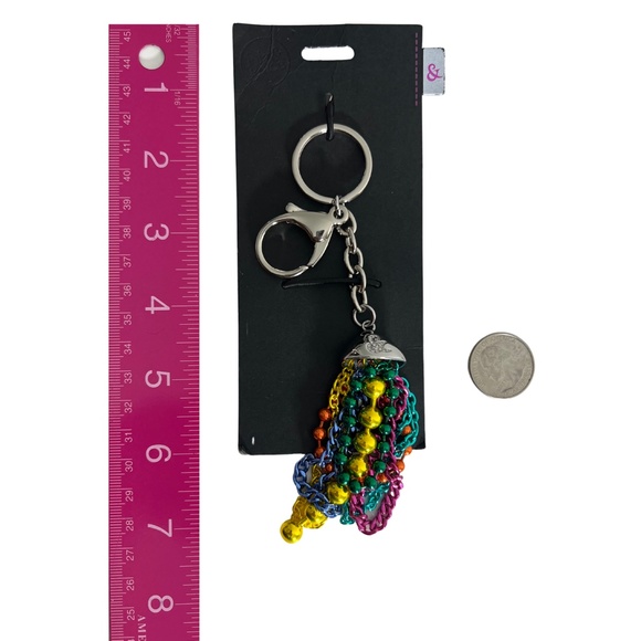 Lola & Grace Swarovski Marci Gras Bag Charm - Picture 15 of 15